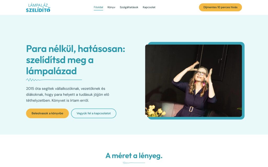 A(z) Neisz Laura oldala asztali nézetben
